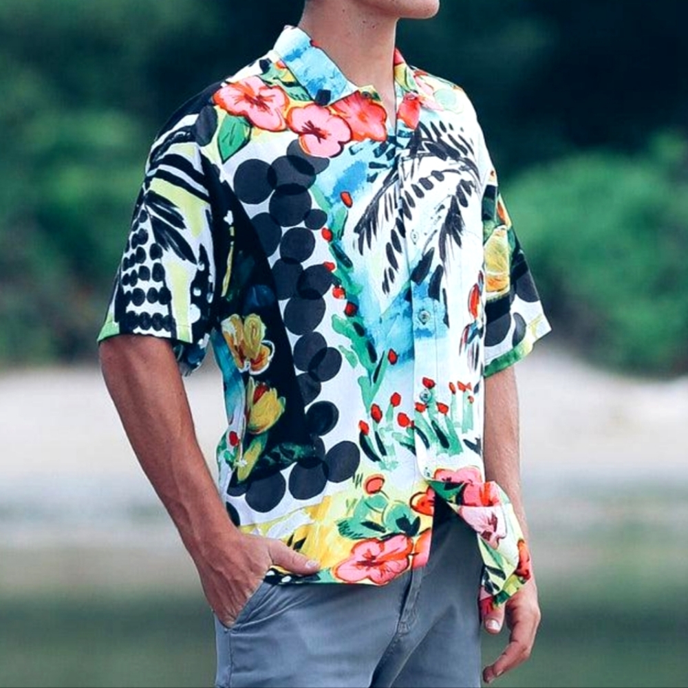 Jams World Men's Retro Shirt - Parrot Cove
